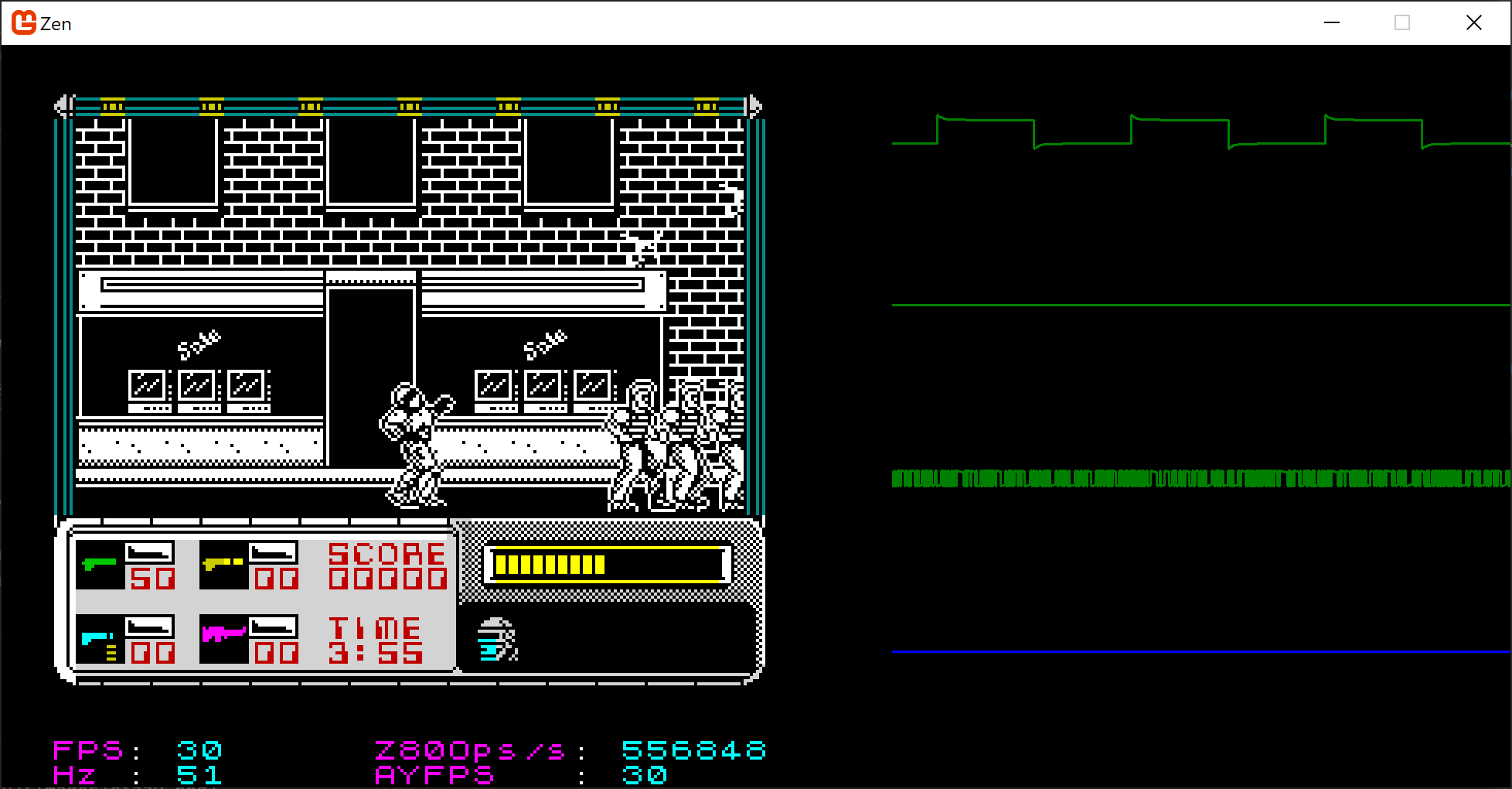 Robocop with Waveform Visualiser